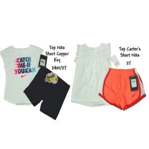 Girls Outfits Nike Shorts Set Carter's Top Short Sleeve Tee Shirt